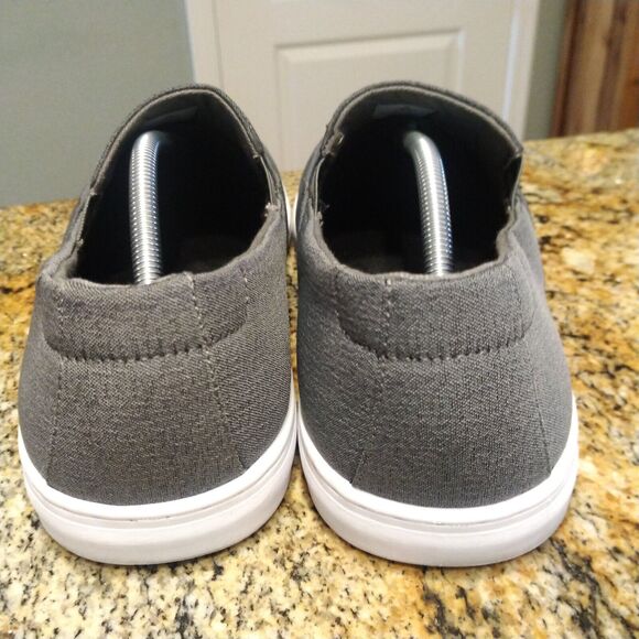 Cuater Travis Mathew Phenom Gray Canvas Casual Slip On Shoes 4MT113 Mens Size 13 main image 7